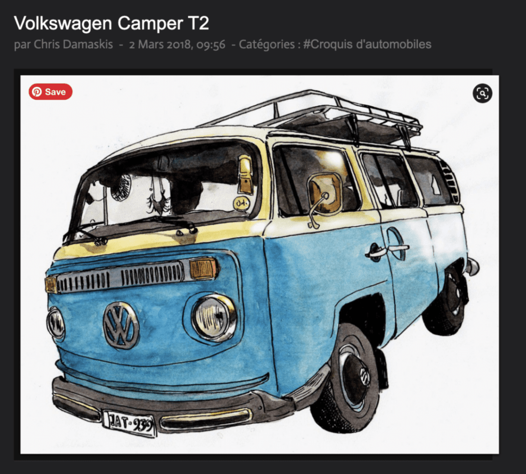 VW camper by Chris Damaskis